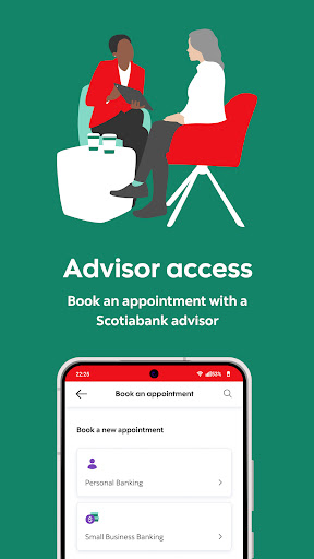 Screenshot of Scotiabank Mobile Banking