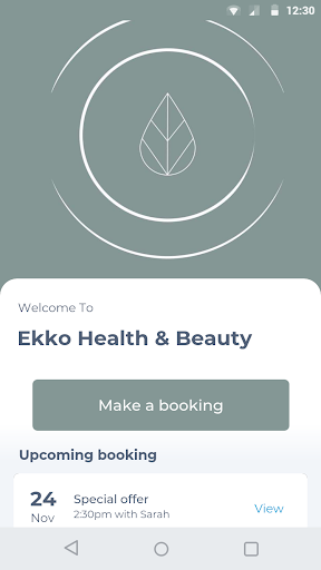 Android application Ekko Health & Beauty screenshort