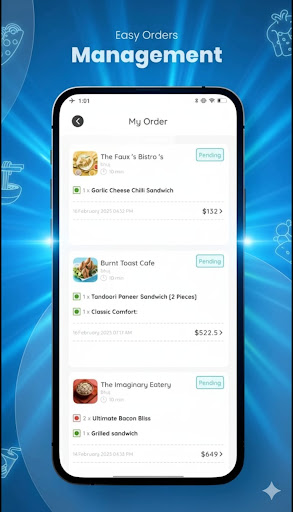 Peakzy Food Delivery App