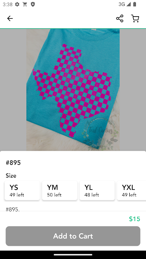 Teal Cactus Tees Screen 2