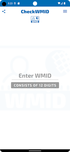 CheckWMID - WebMoney user info Screen 2