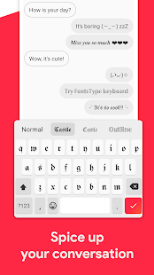 FontsType – Fonts Keyboard Screenshot
