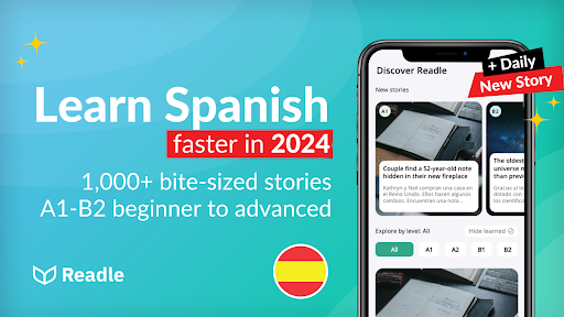 Screenshot of Learn Spanish: Daily Readle