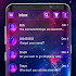 Neon led SMS Messenger theme