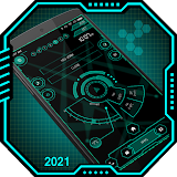 Advanced Launcher 2021 App lock, Hitech Wallpaper icon