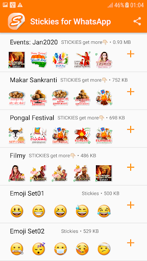 STICKIES WAStickerApps Screen 3