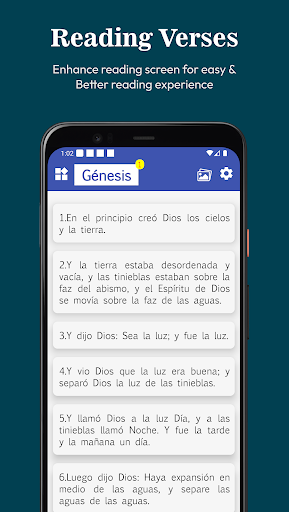 Android application La Santa Biblia Catolica screenshort