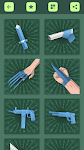 screenshot of Origami Weapons Instructions