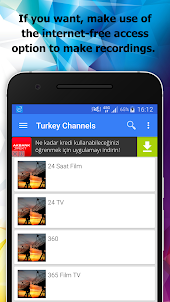 TV Turkey Channels Info