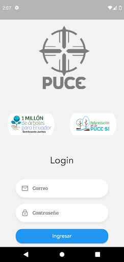 Android application PUCESI DONATIVO screenshort