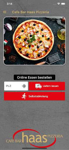 Android application Cafe Bar Haas Pizzeria screenshort