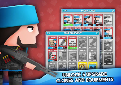 Screenshot of Clone Armies: Battle Game
