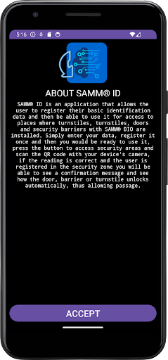 SAMM® QRID Screen 3