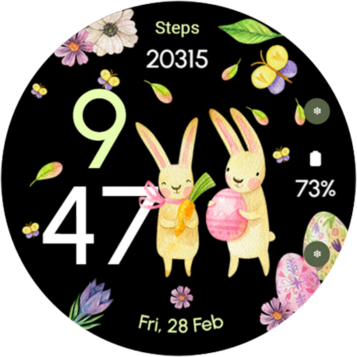 A01s - Easter Bunny Logo