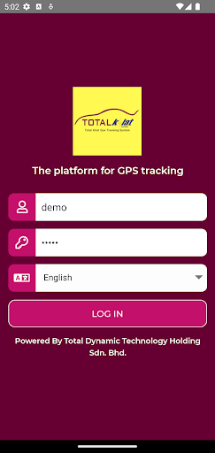 Android application Total Kilat Gps screenshort