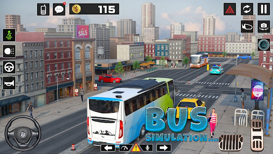 Modern Bus Driving Games 2023
