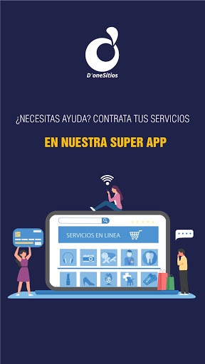 Android application DONESITIOS - comida a domicili screenshort