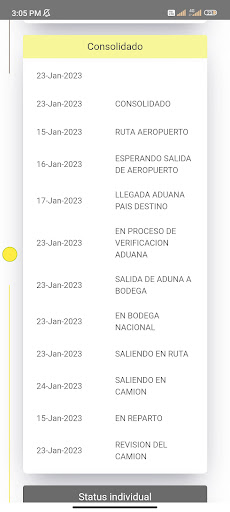 Casillero Screen 2