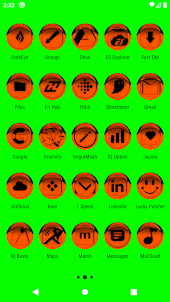 Orange Icon Pack Style 1