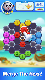 Merge Number - Hexa Puzzle