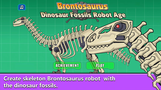 Captura de Pantalla 2 Brontosaur Dino Fossils Robot android