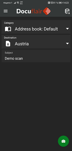Android application Docuflair screenshort