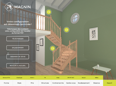 Configurateur escaliers Magnin – Applications sur Google Play