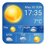 Daily Local Weather Forecast Clock Widget icon