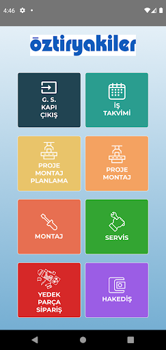 Android application Öztiryakiler screenshort