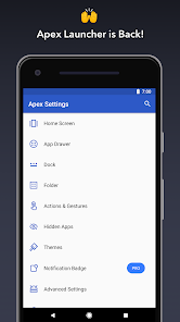 Apex Launcher – Customize, Secure v4.9.30 [Pro] [Mod Extra]