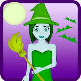 witch dress up games icon