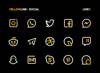 YellowLine Icon Pack : LineX