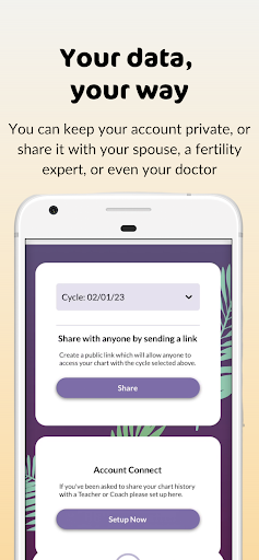 Screenshot of PeakDay Fertility Tracker