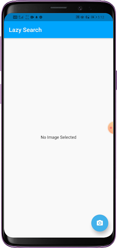 Android application Lazy Search screenshort