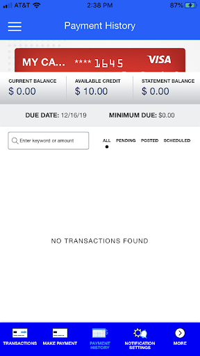 La Capitol FCU Card Manager Screenshot 3 - AppWisp.com