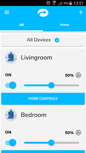 Android application Fanlight Sync screenshort