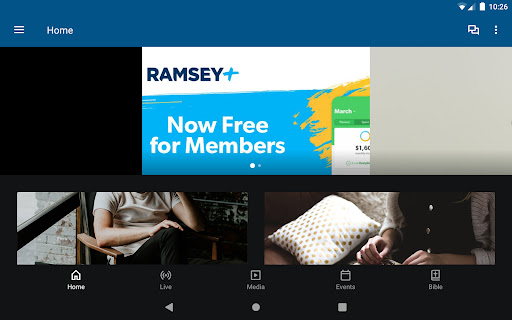 Screenshot of CBC APP