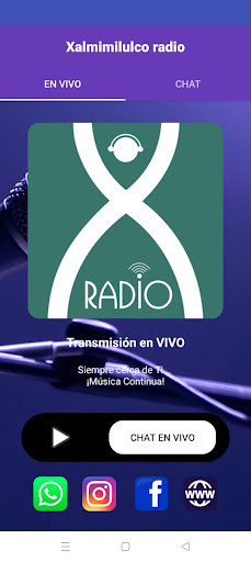 Android application Xalmimilulco radio screenshort