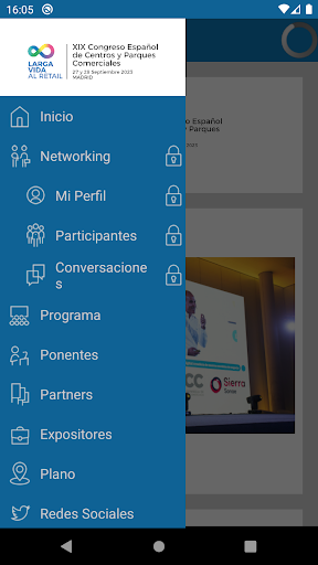 Android application Congreso AECC screenshort