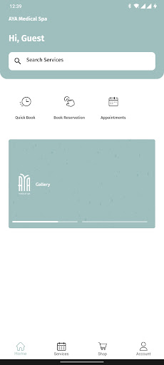 Android application AYA Med Spa screenshort
