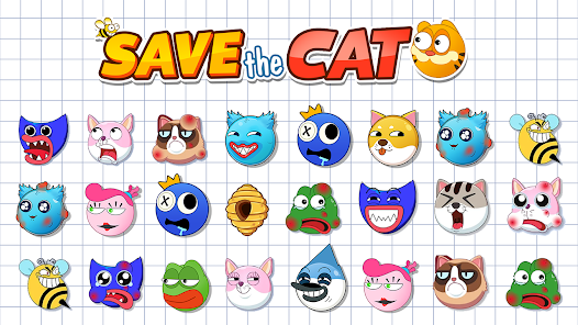 Save The Cat: Epic Draw Puzzle  screenshots 1