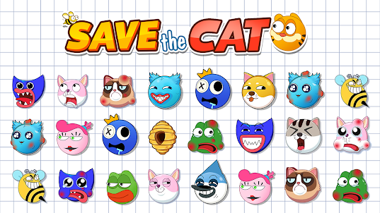 Save The Cat: Epic Draw Puzzle