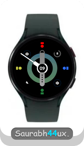 Android application Watch Dock UI screenshort