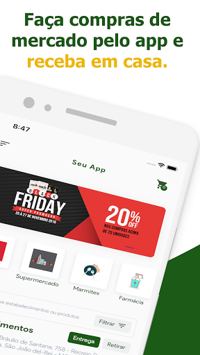 Demo Marketplace - Dono do App Screen 2