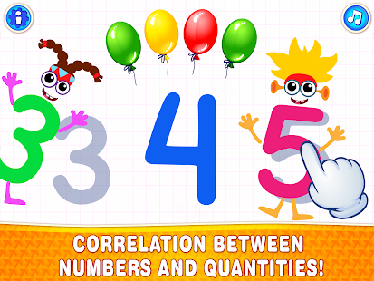 Скачать Learning numbers for kids! 123 Counting Games! Онлайн бесплатно на Андроид