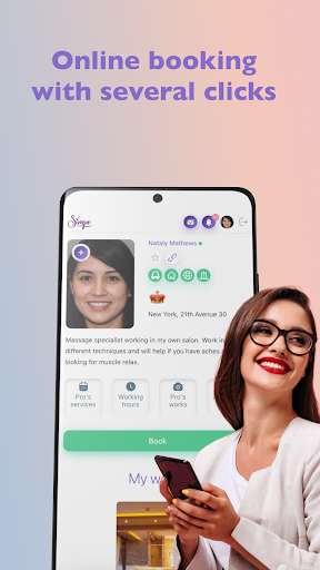 Business CRM, client booking Screen 2