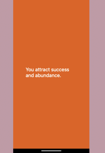Positive Vibes Screen 2