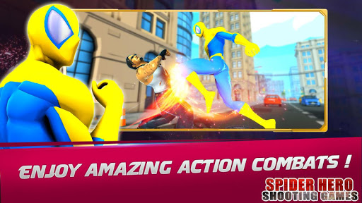 Spider Hero Man Shooting Games Screen 2