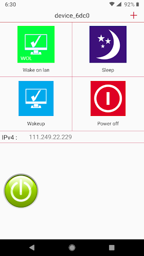 Android application USB Enable screenshort