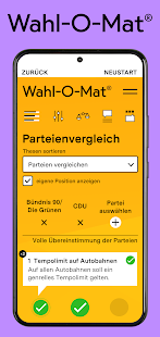 Wahl-O-Mat Screenshot